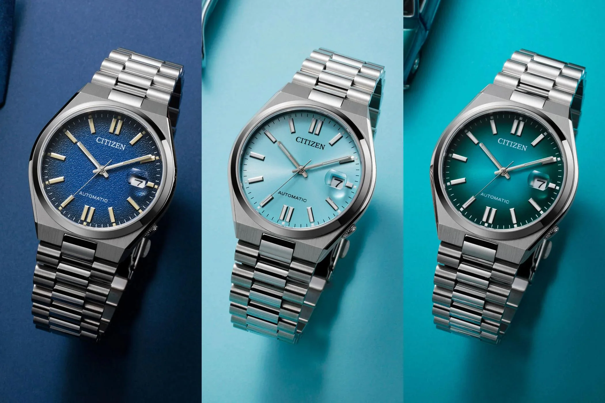 Citizen Tsuyosa stainless steel automatic watch